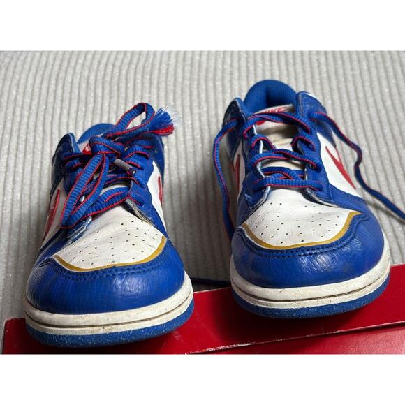 Nike Dunk Low Next Nature PS 'Superhero' Kids Size 3Y Blue FD0673-400 - Picture 4 of 9